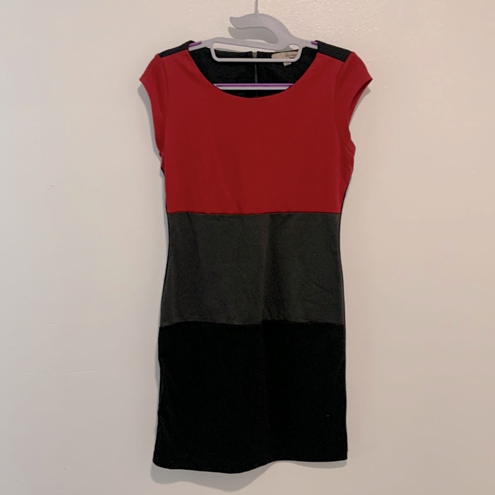 BeBop colorblock bodycon dress S